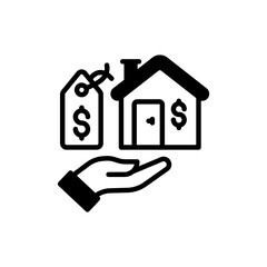 Fototapeta na wymiar Buy House icon in vector. Illustration