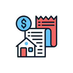 Invoice icon in vector. Illustration