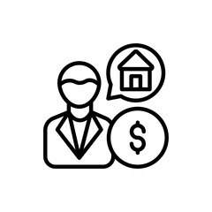Buyer icon in vector. Illustration