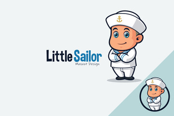 Cute Sailor Mascot Design