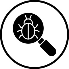 Vector Design Bug Icon Style