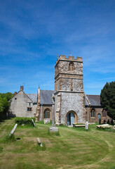 Fototapeta premium The attractive stonework church of Melbury Bubb in Dorset