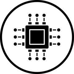 Fototapeta premium Vector Design Processor Icon Style