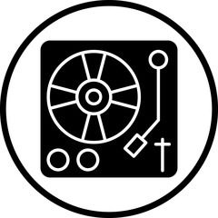 Vector Design Turn Table Icon Style