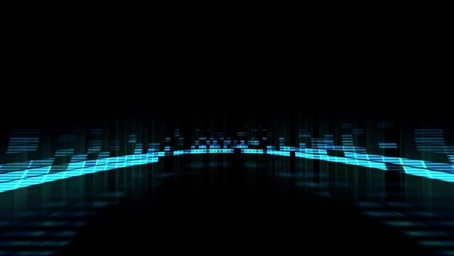 A Digital World representation, looking like virtual electronic packages transmitted in a seamless loop. Use as Background or overlay it over your footage, using the “Add” or "Screen" blending mode.