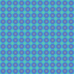 seamless pattern with circles in blue colors