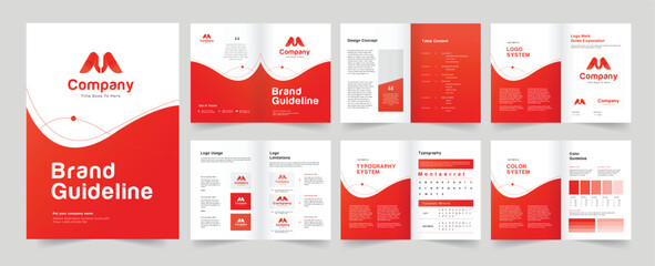 brand guidelines template and Identity guidelines