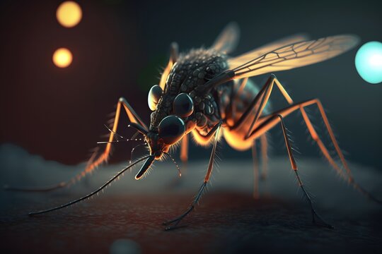 mosquito created using AI Generative Technology