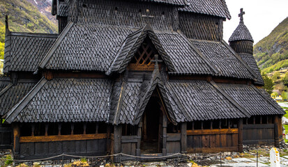 Stavkirke Borgund w Norwegii