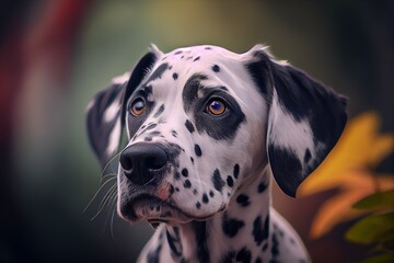 portrait of a dalmatian