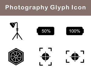 Obraz premium Photography Vector Icon Set