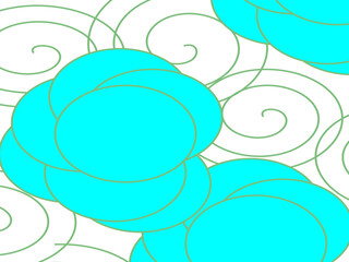 Vector seamless beige pattern with white drops. Monochrome abstract floral background.