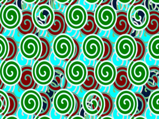 Vector seamless beige pattern with white drops. Monochrome abstract floral background.