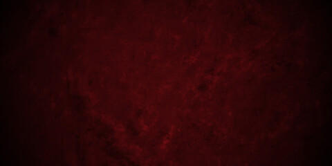 Dark red grunge textured concrete backdrop background. Panorama dark red black slate background or texture. Vector red grunge concrete texture. Stone wall background.