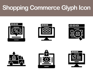 Shopping Commerce Vector Icon Set