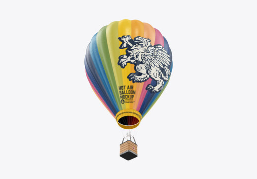 Hot Air Balloon Mockup