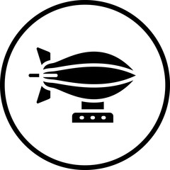Vector Design Zeppelin Icon Style