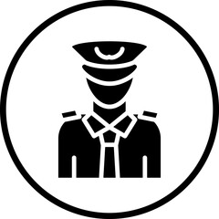 Vector Design Captain Icon Style