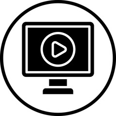 Vector Design Video Tutorial Icon Style