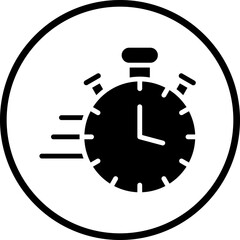 Vector Design Fast Time Icon Style