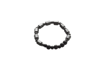 Natural stone jewelry bracelets. Lucky bracelet isolated on transparent background 