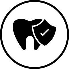 Vector Design Tooth Protection Icon Style