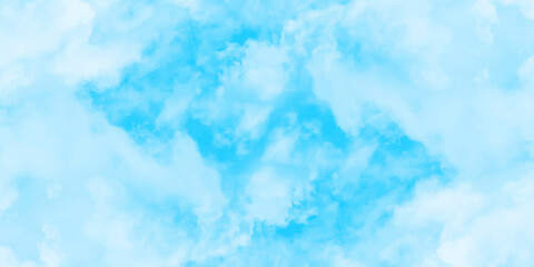 Fototapeta premium Abstract nature background of romantic summer blue sky with fluffy clouds.Beautiful puffy clouds in bright blue sky in day sunlight .Bright and shinny natural cloudy sky, bright blue cloudy blue sky.