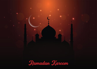 Eid Mubarak Islamic background for Ramadan Kareem