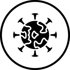 Vector Design Virus Icon Style