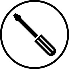 Vector Design Screwdriver Icon Style