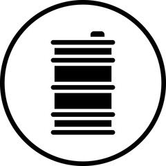 Vector Design Barrel Icon Style