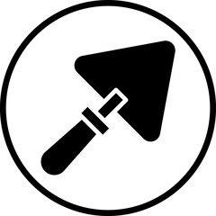Vector Design Plastering Trowel Icon Style