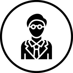 Vector Design Grandfather Icon Style