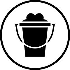 Vector Design Sand Bucket Icon Style