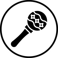 Vector Design Rattle Icon Style