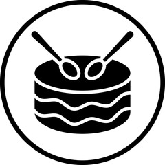 Vector Design Drum Icon Style