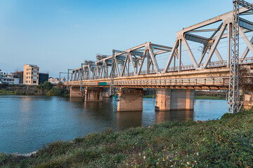 A high speed railway bridge