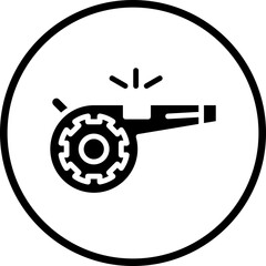 Vector Design Whistle Icon Style
