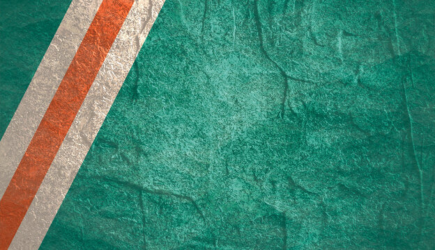 Fototapeta Miami Dolphins american footbal team uniform colors. Template for presentation or infographics.