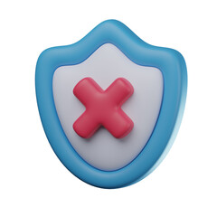 Obraz premium 3D Insecure Illustration