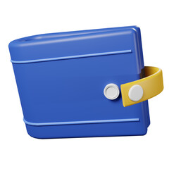 3d icon wallet object