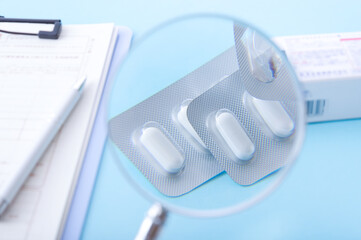 クローズアップした飲み薬