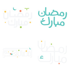 Arabic Calligraphy Vector Design for Ramadan Kareem Wishes & Celebrations.