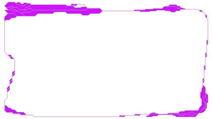 HUDフレーム　パープル
