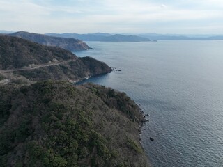 福井県の常神半島　ドローン空撮