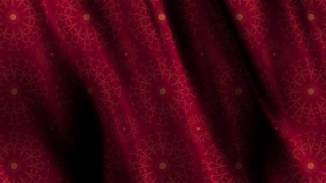 Elegant red mandala pattern design