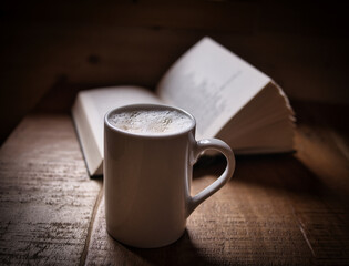 Kaffee und lesen