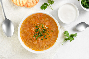 Cabbage (sauerkraut) soup