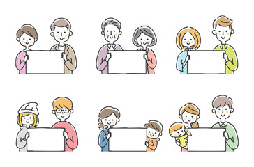 ボートを持つ人々