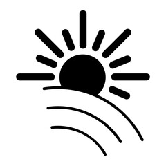 Spring icon vector. Easter illustration sign. Spring symbol or logo.